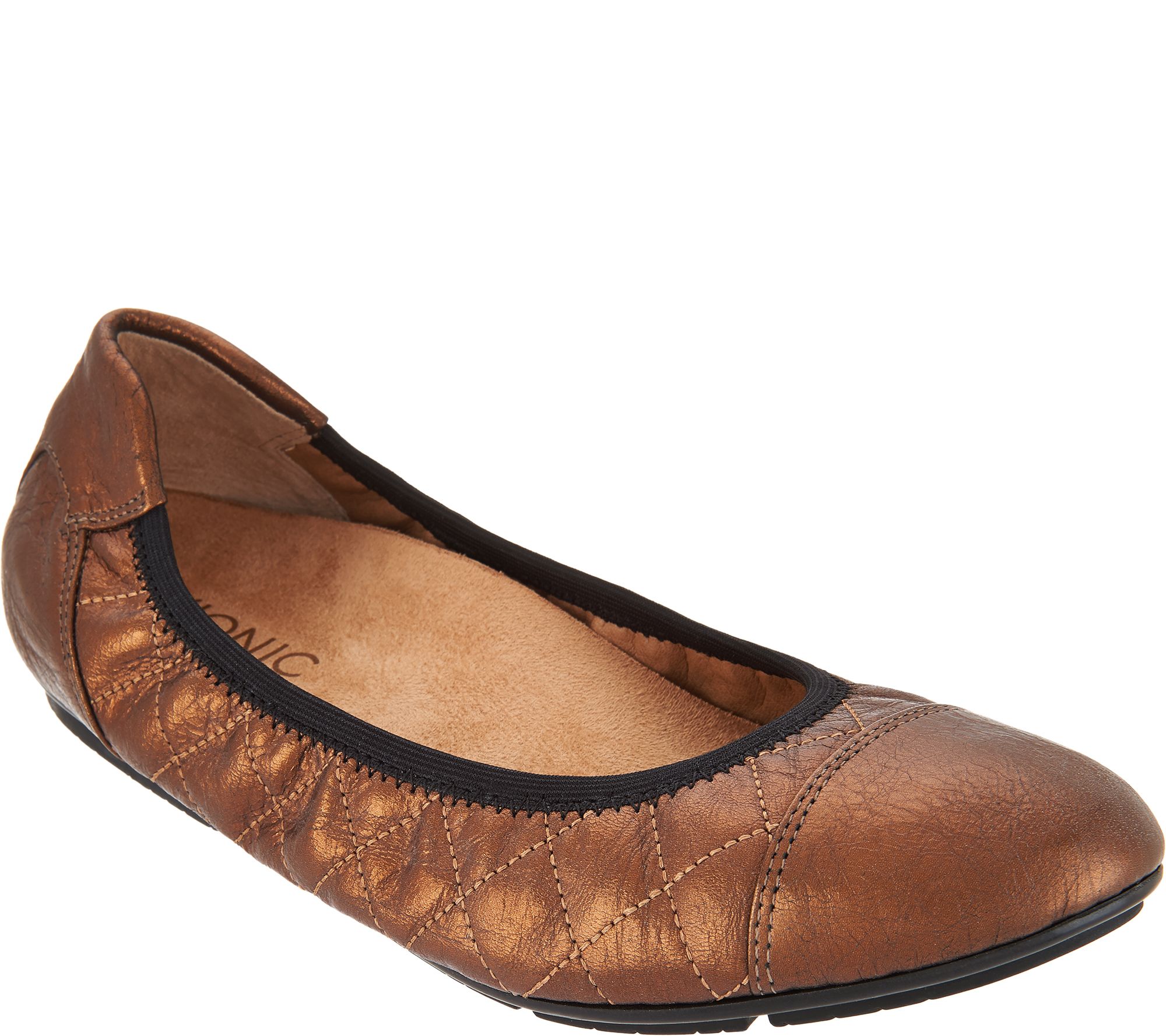vionic quilted flats
