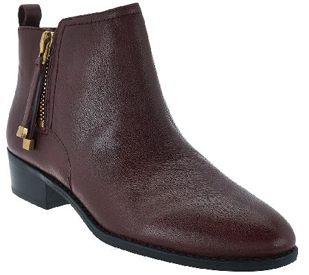 franco sarto leather ankle boots