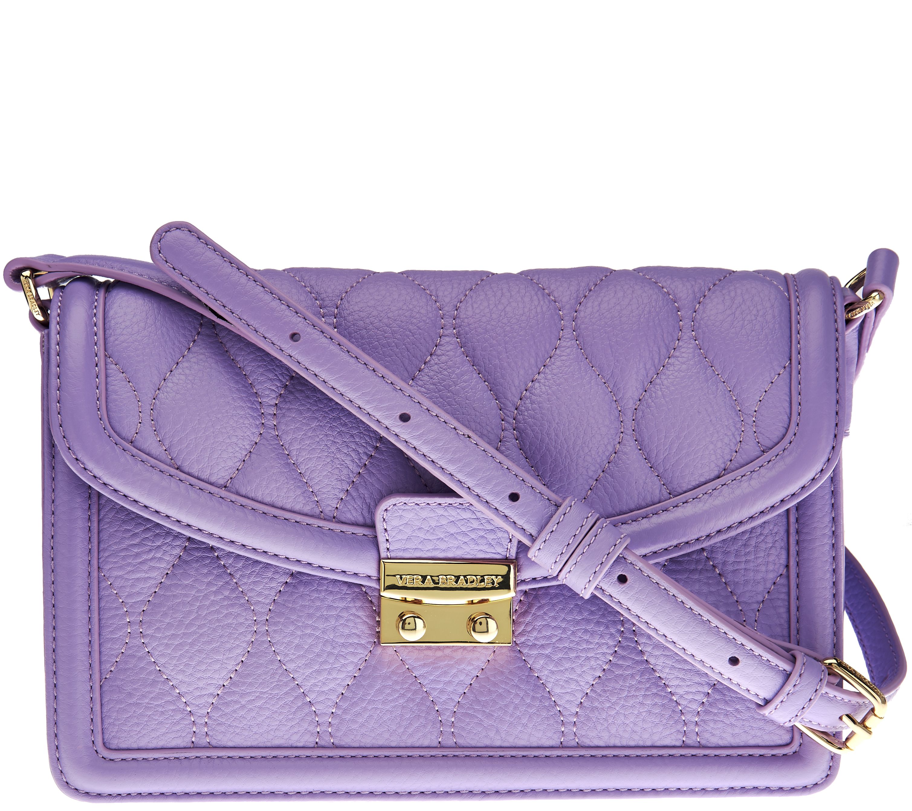 Vera Bradley Quilted Leather Crossbody -Tess - Page 1 — 0