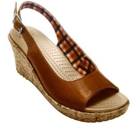 womens leather crocs sandals