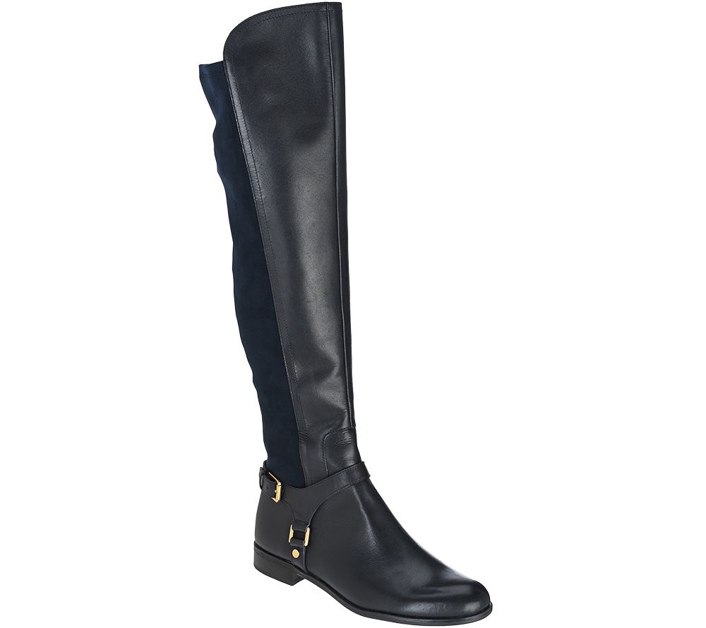 franco sarto leather tall shaft boots