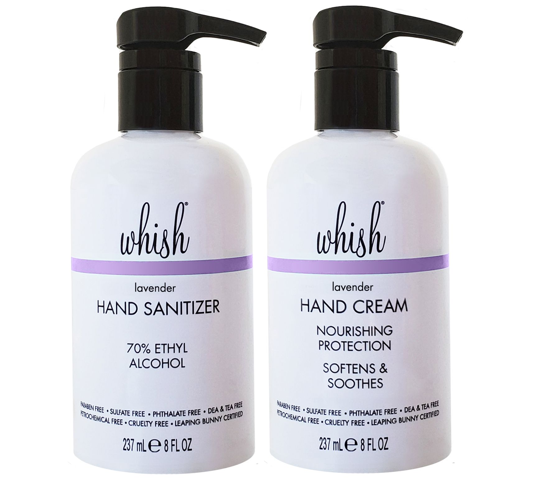 vloot Westers Door Whish 8-oz Hand Sanitizer and Hand Cream Set - QVC.com