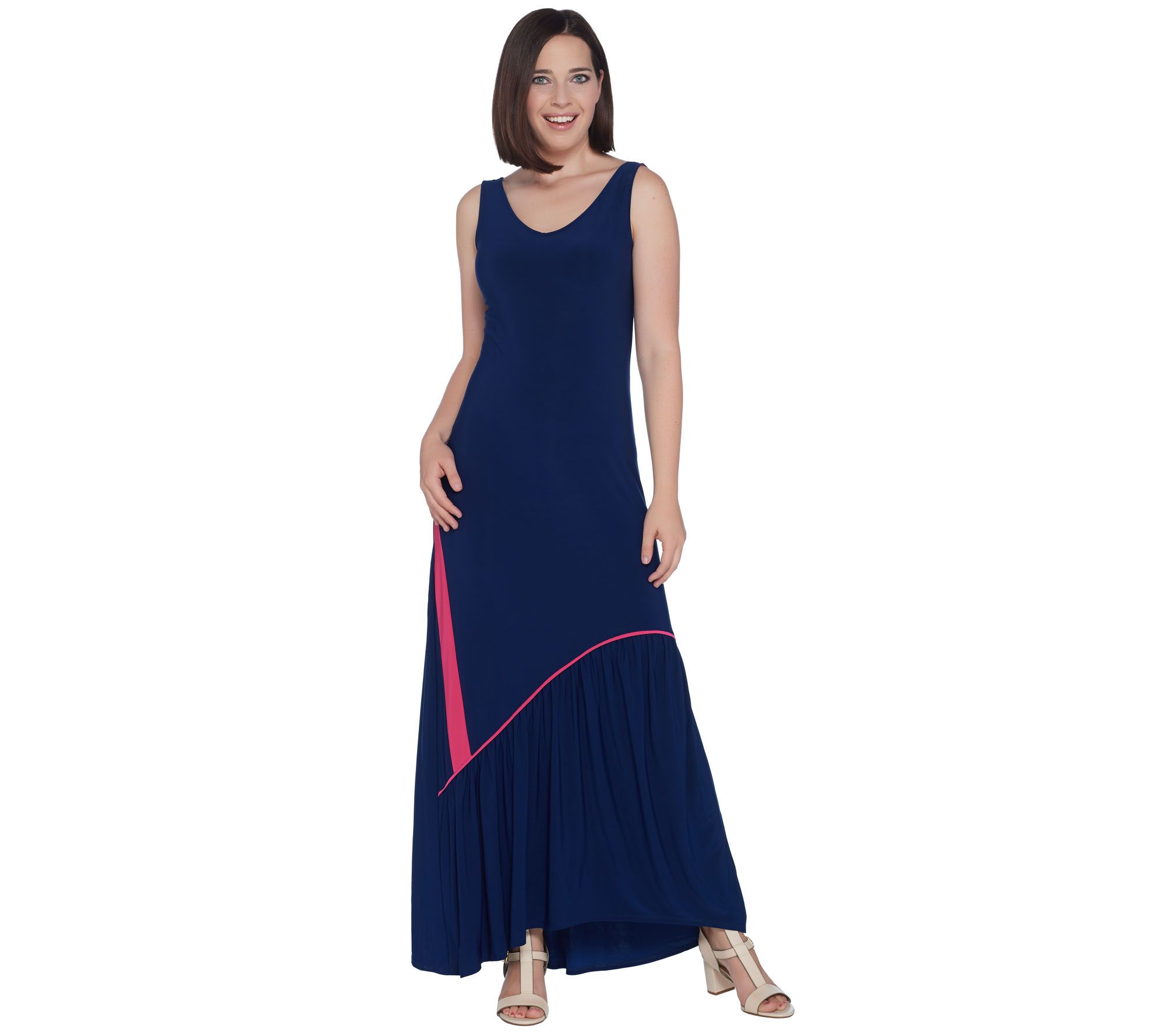 qvc renee maxi dress