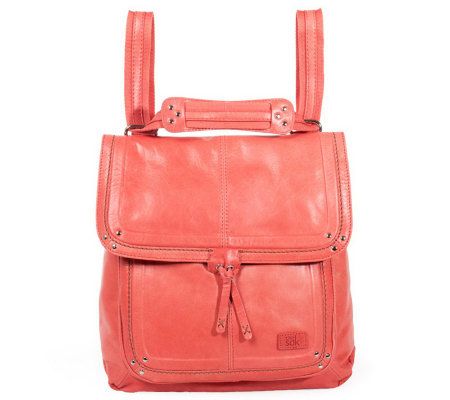 sak leather backpack