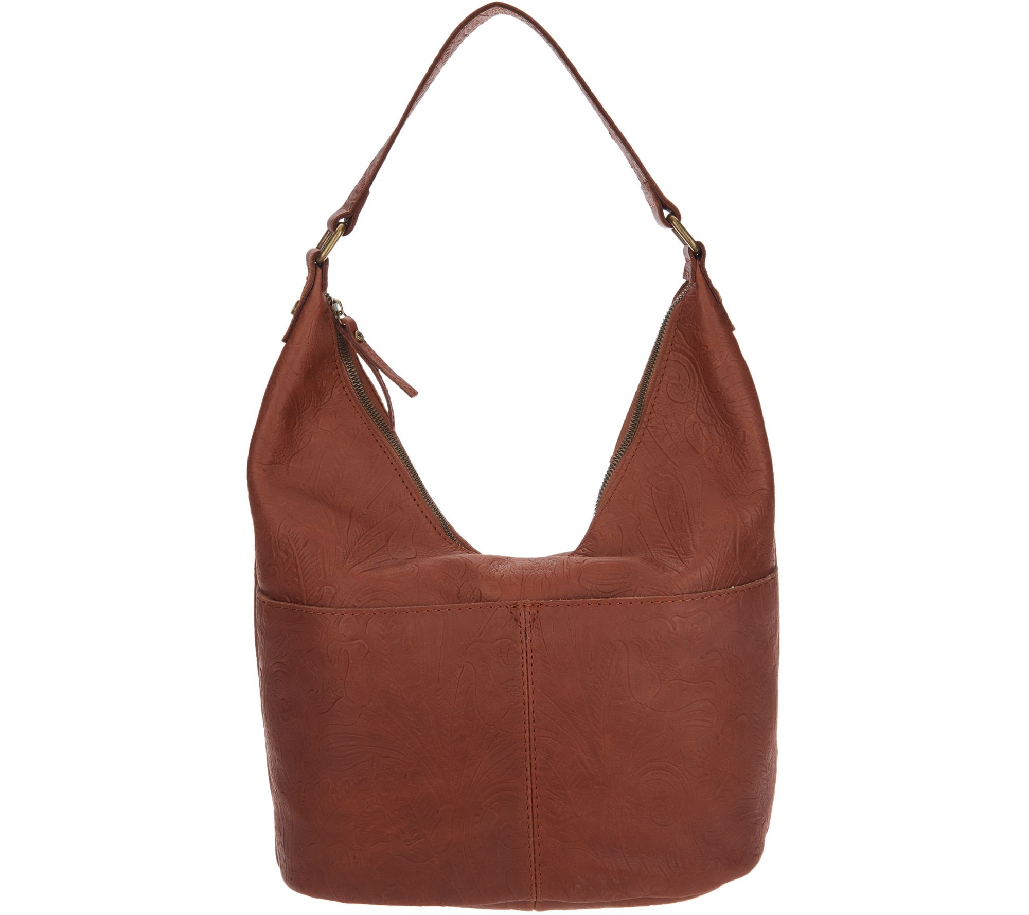 leather american hobo handbag carrie glove qvc