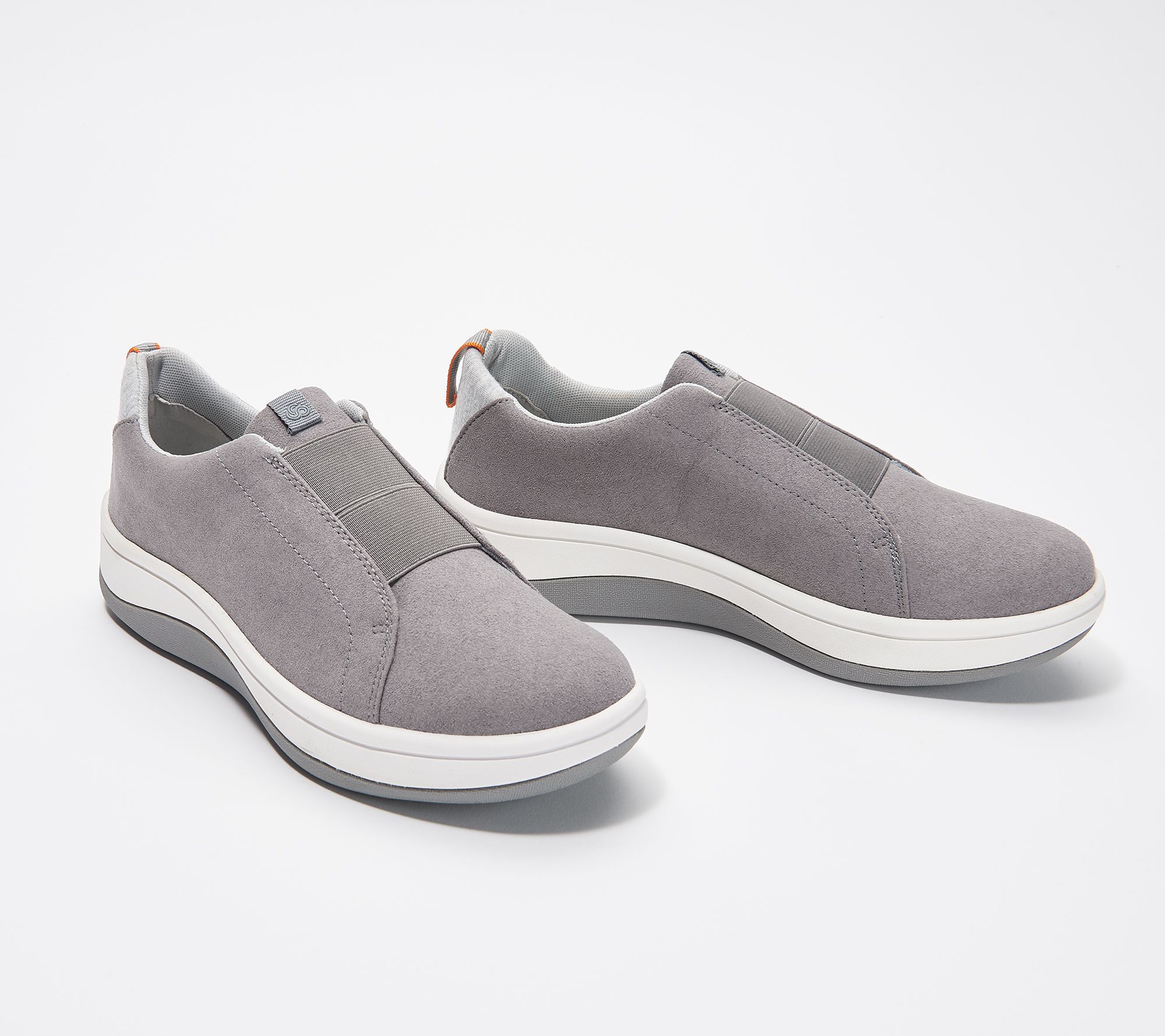 clarks cloudsteppers gray