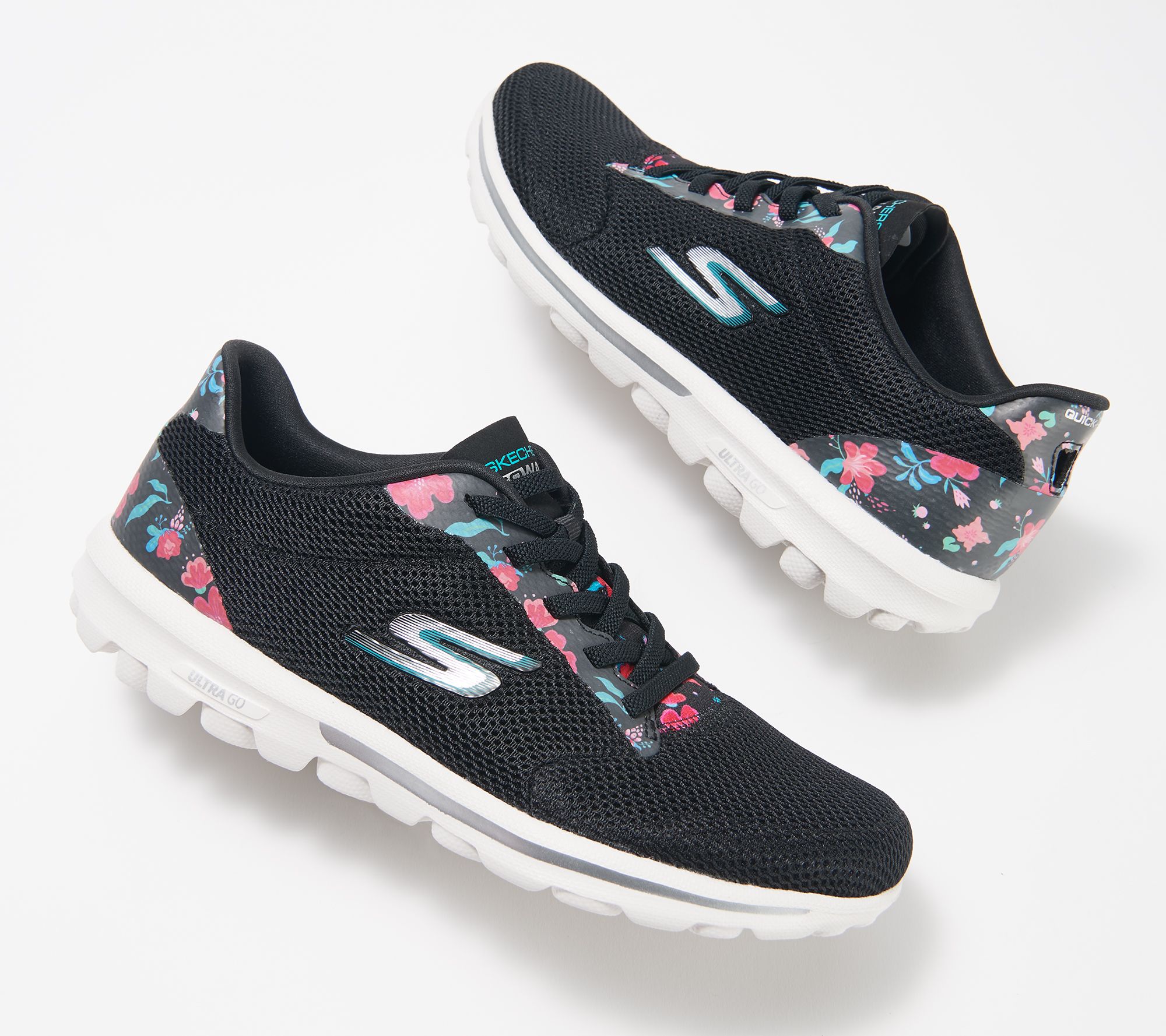 skechers floral sneakers
