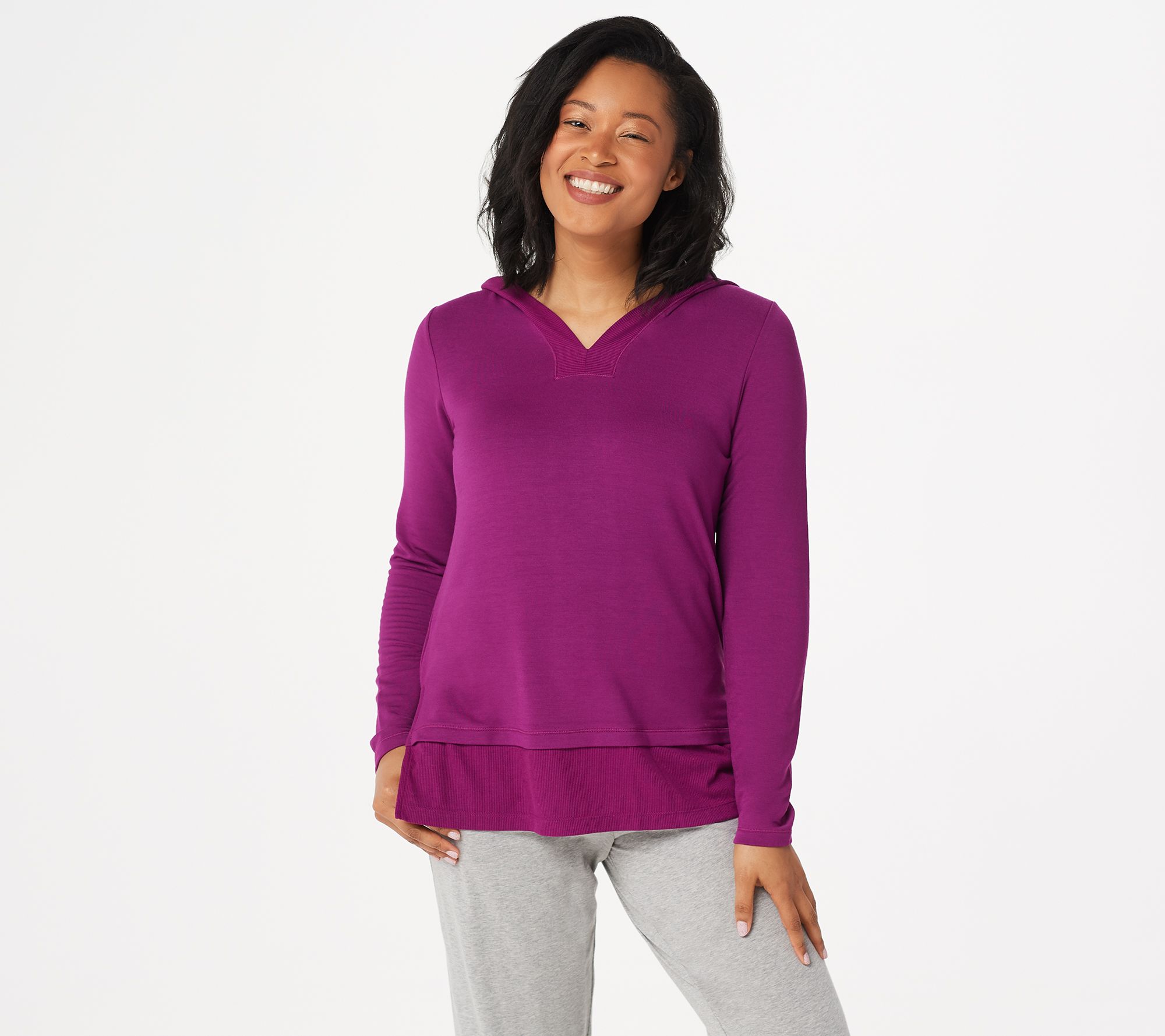cuddl duds hooded tunic