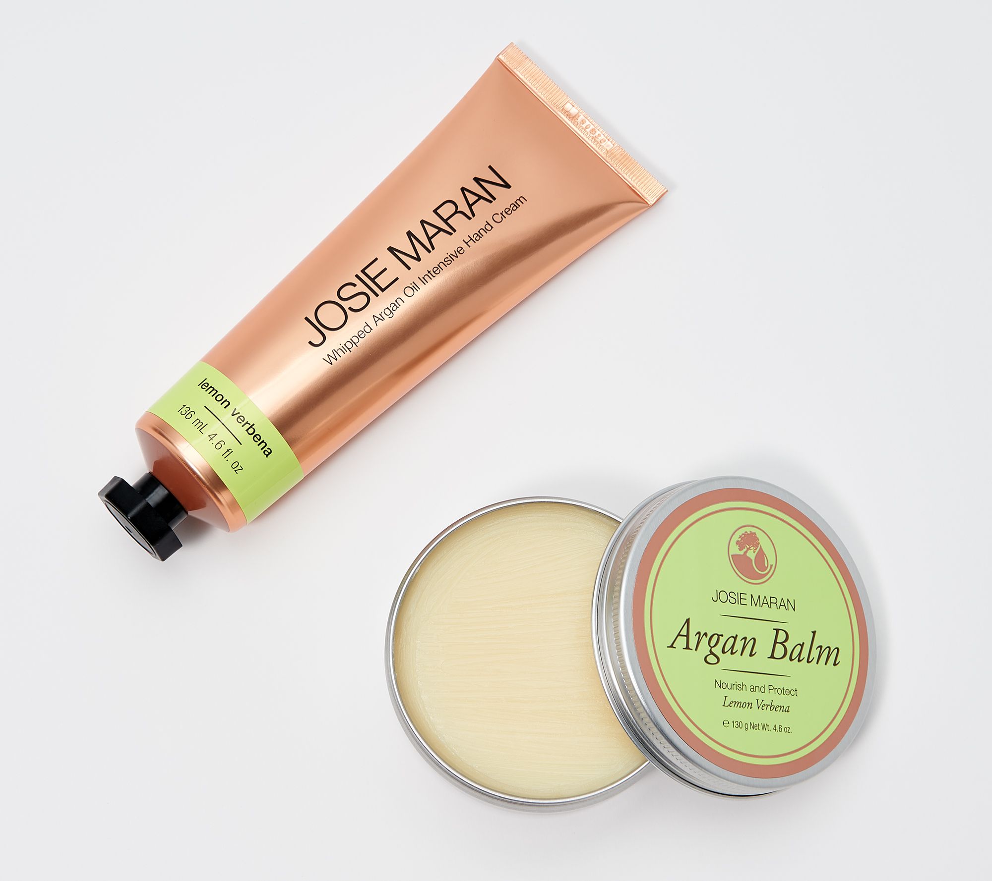 Download Josie Maran Argan Balm Whipped Hand Cream 2 Piece Set Qvc Com PSD Mockup Templates