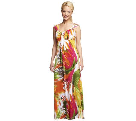 qvc renee maxi dress