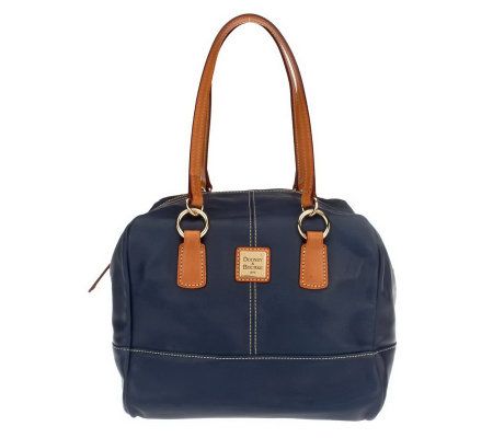 dooney and bourke leather duffle bag