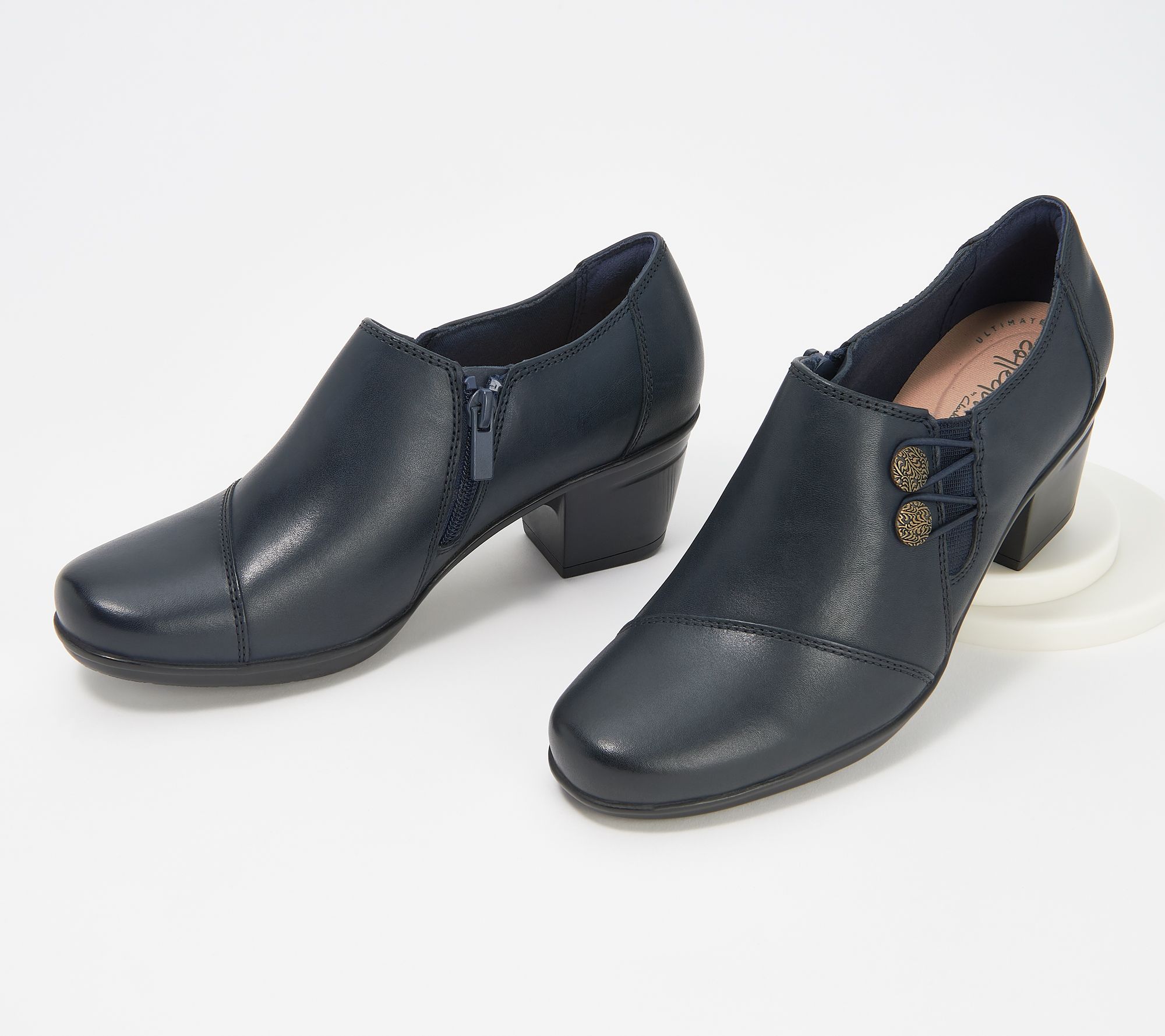 Clarks Collection Leather Shooties 