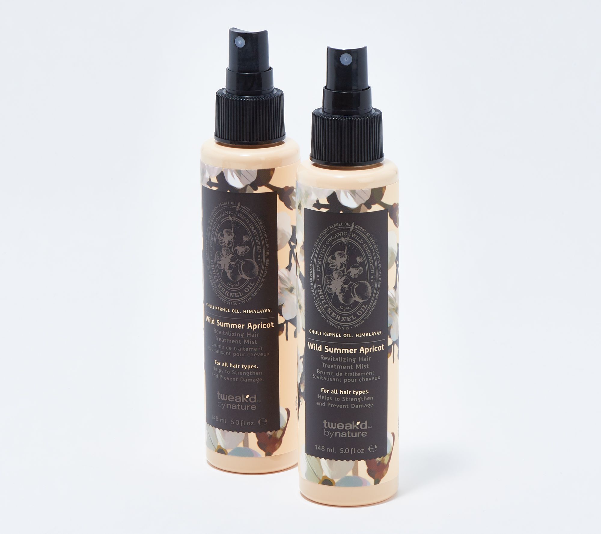 Tweak D By Nature Apricot Revitalizing Hair Mist Duo Qvc Com