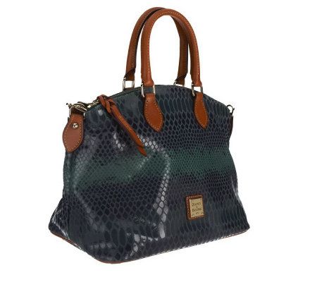 dooney and bourke snakeskin satchel