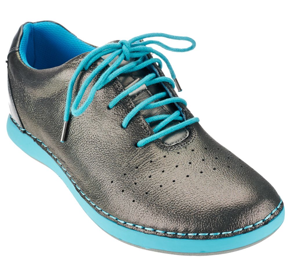alegria leather lace up shoes essence