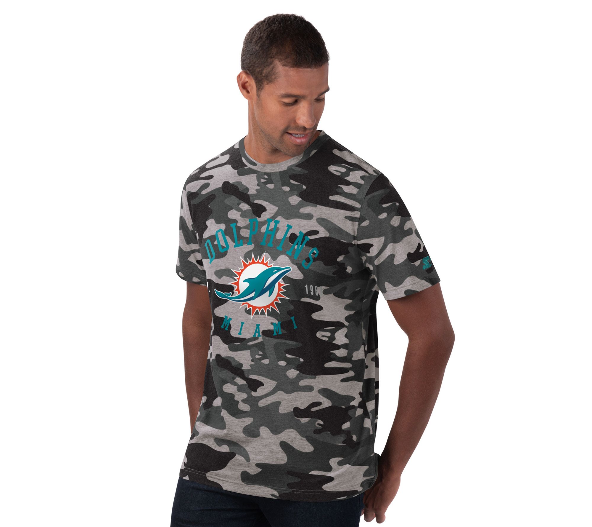 Men's Camo Crewneck T-Shirt - QVC.com