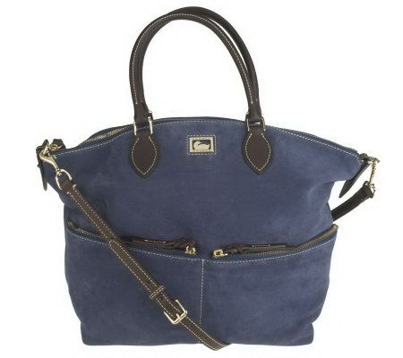 qvc dooney & bourke suede bags