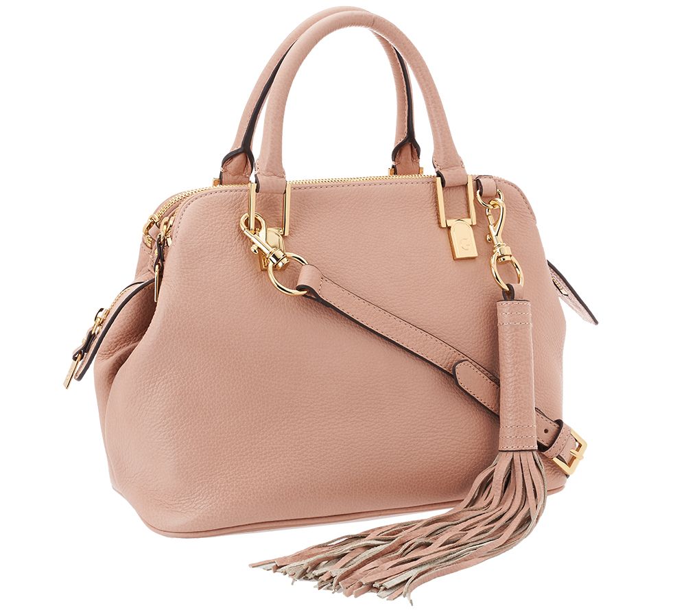 nine west charlize triple compartment satchel