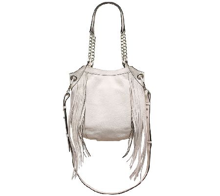 &quot;As Is&quot; orYANY Italian Leather Shoulder Bag - Malia — 0