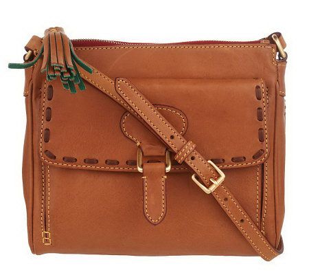 dooney & bourke florentine leather pocket crossbody