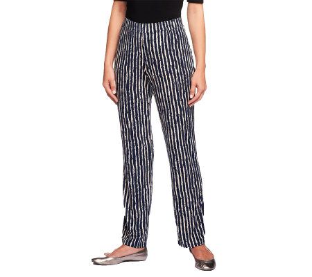 susan graver liquid knit pull on pants