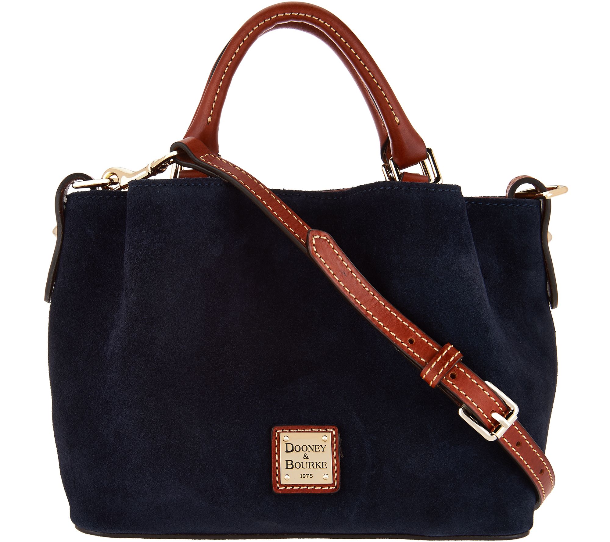 qvc dooney & bourke suede bags