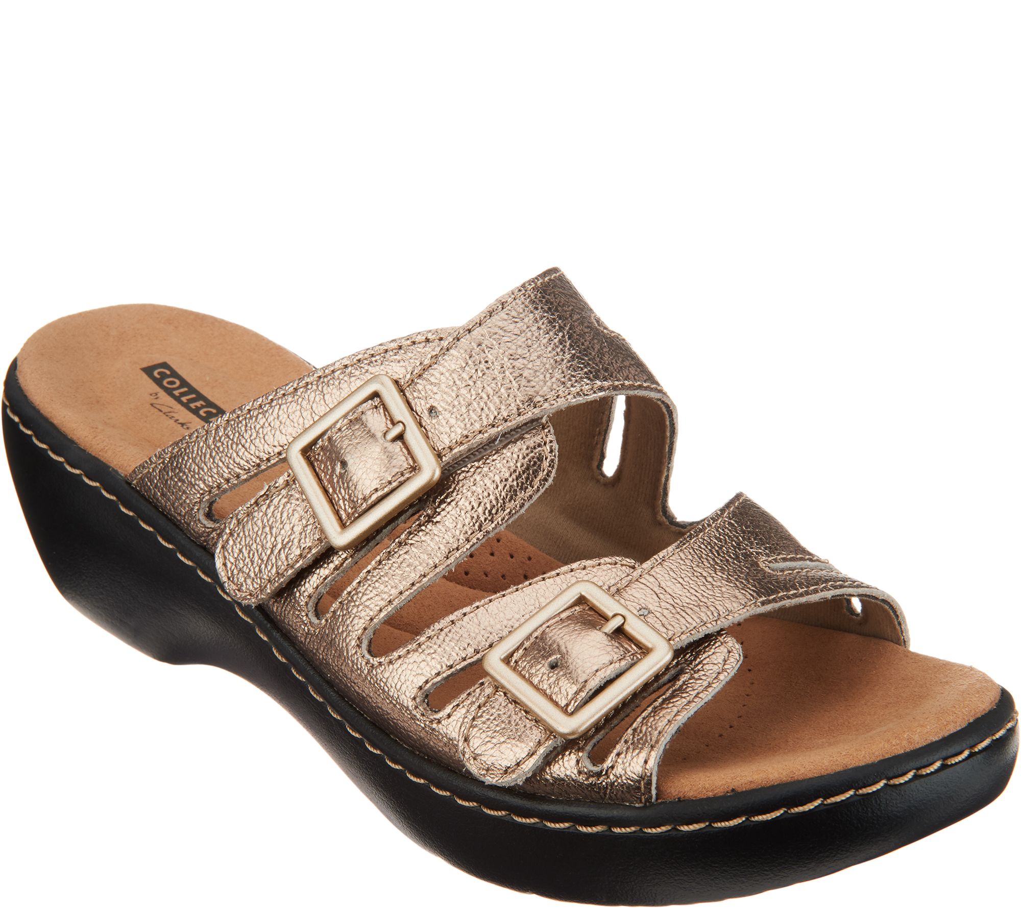 clarks womens delana liri slide sandals