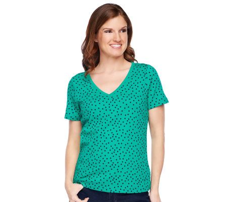 liz claiborne v neck t shirts