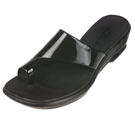 clarks patent leather sandals