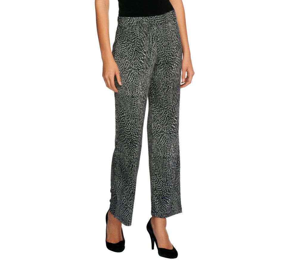 susan graver liquid knit pull on pants