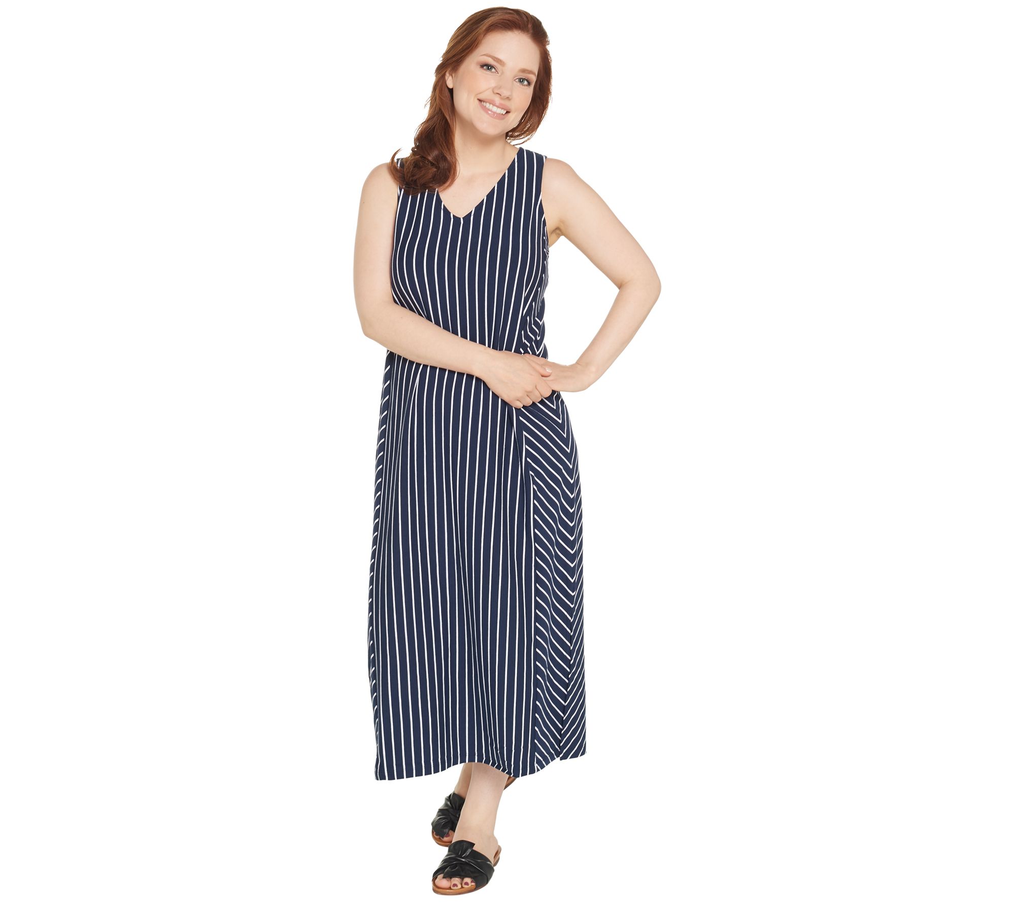 petite knit maxi dress