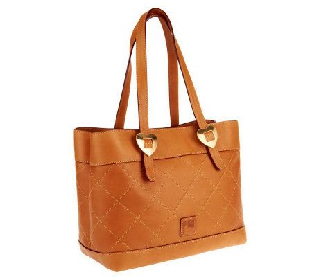 dooney & bourke florentine leather pocket shopper