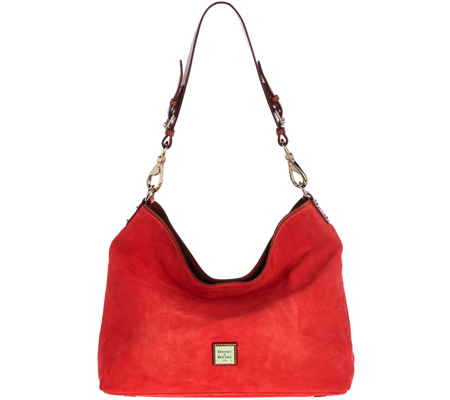 dooney and bourke suede shoulder bag