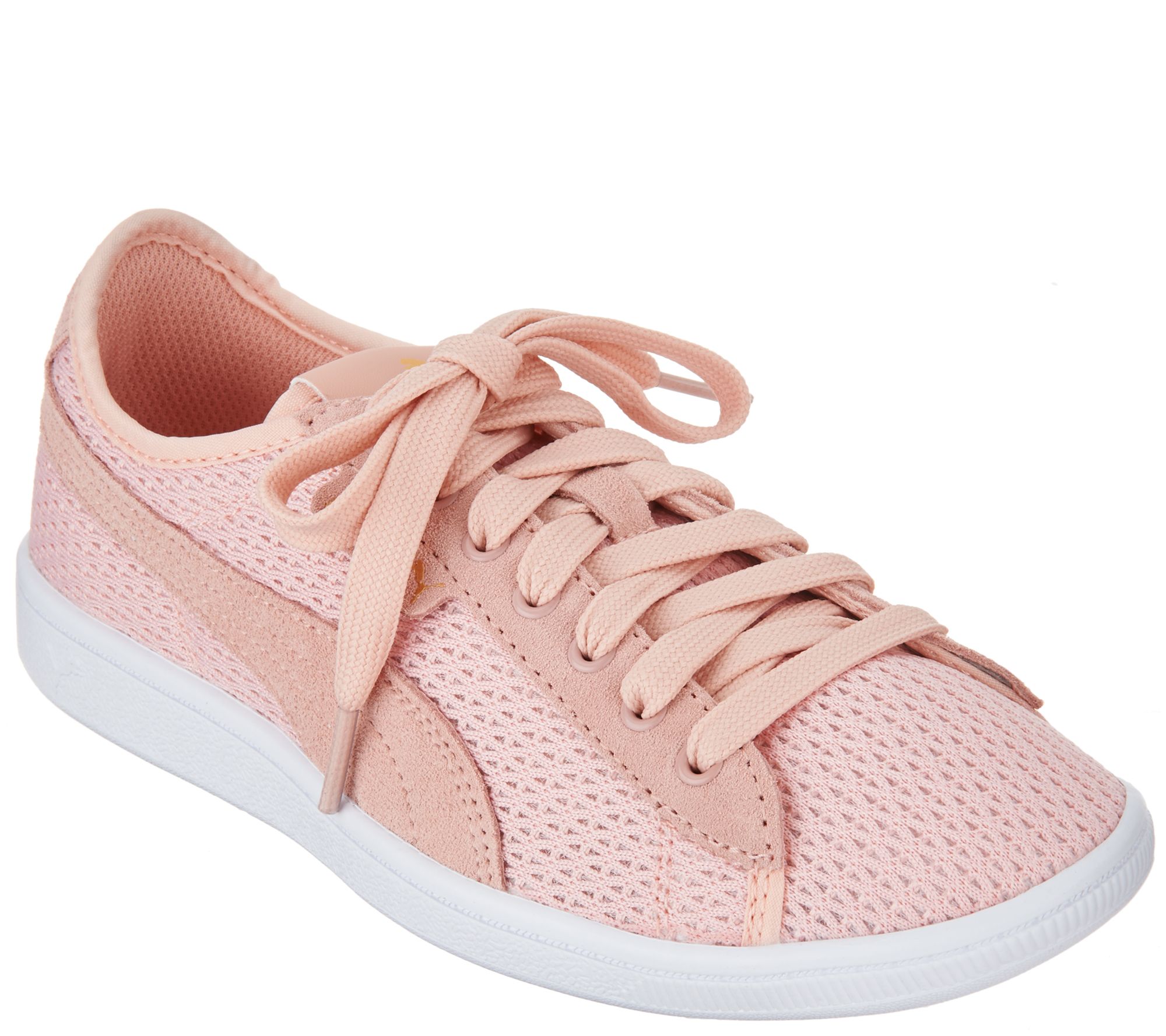 puma mesh lace up sneakers