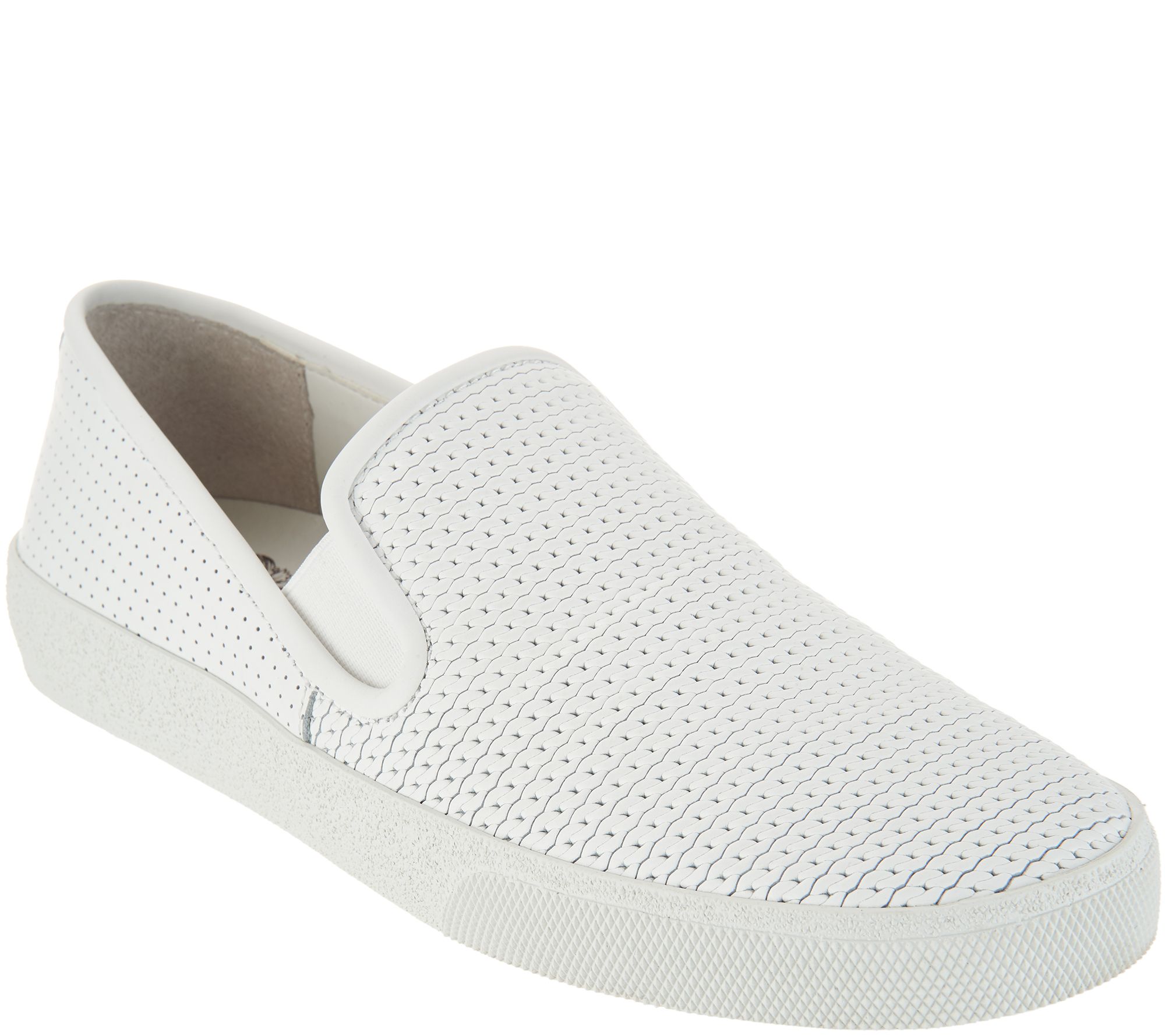 Vince Camuto Leather Slip On Sneakers 