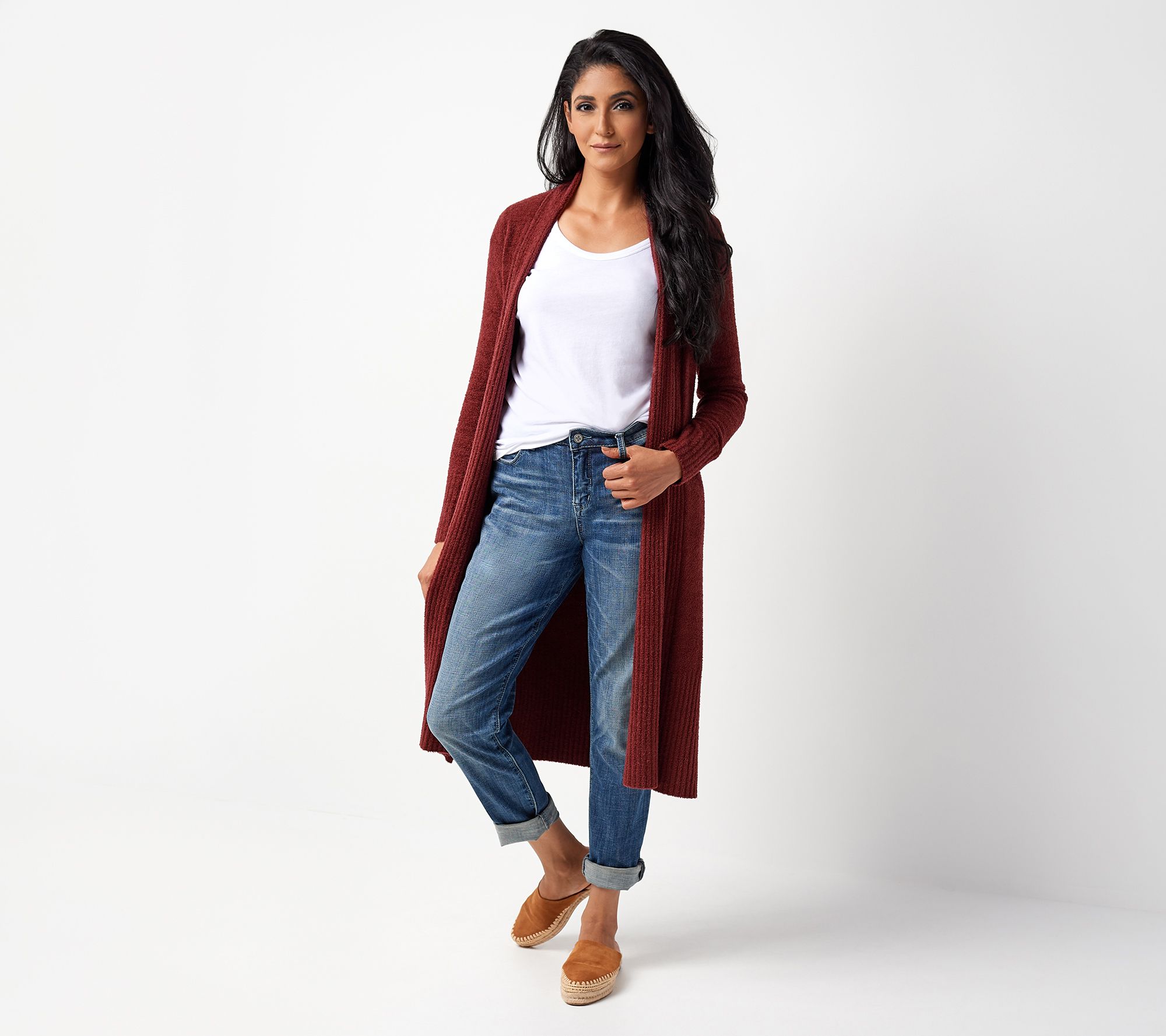 barefoot dreams catalina long cardi