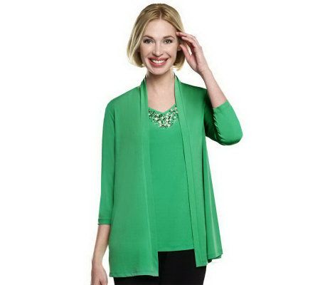 susan graver liquid knit duster