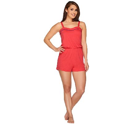 cosabella romper knit sleep jersey dream qvc