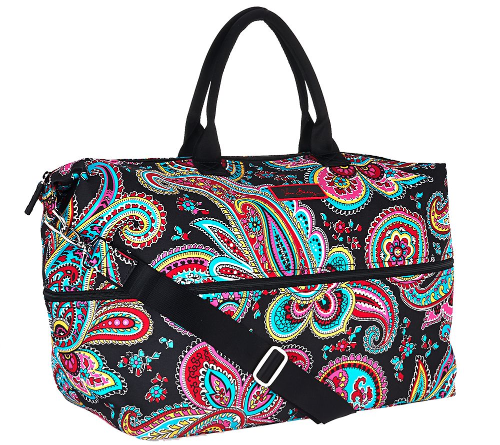 vera bradley lighten up expandable travel bag