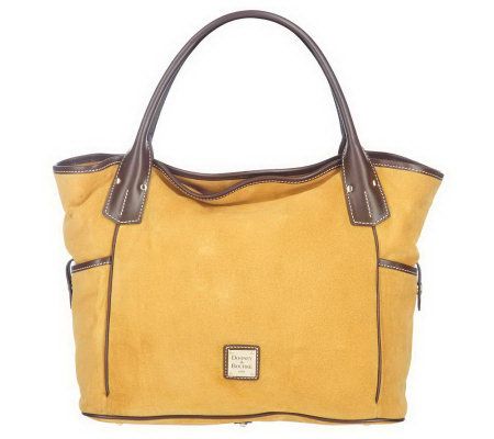 qvc dooney & bourke suede bags