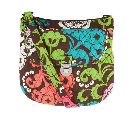 vera bradley side saddle crossbody