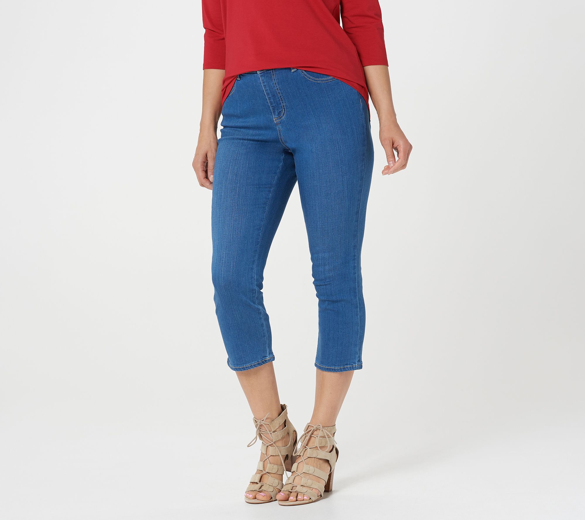 qvc cropped jeans