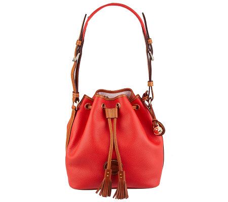 dooney and bourke all weather leather drawstring bag