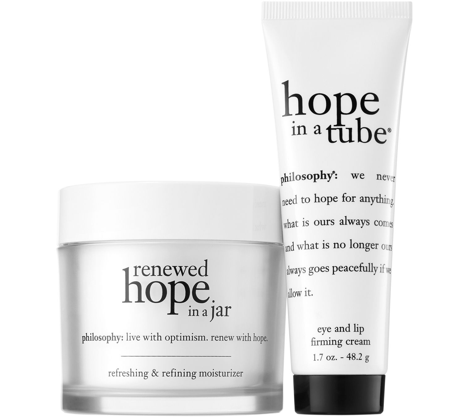 (QVC) Beauty iQ philosophy choose hope renewed hope in a jar & hope