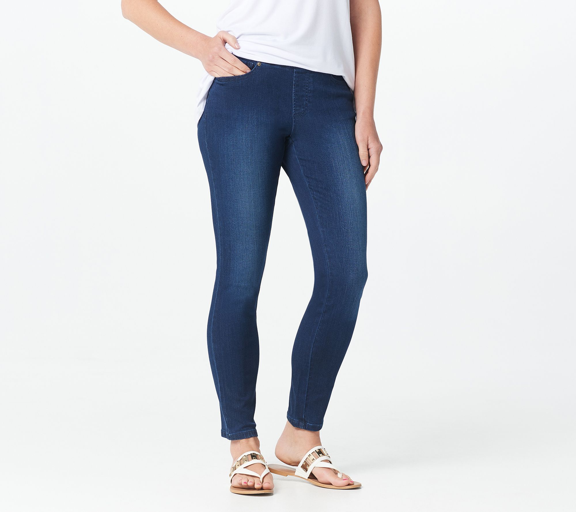 Belle by Kim Gravel Tall Primabelle Frayed Jeggings 