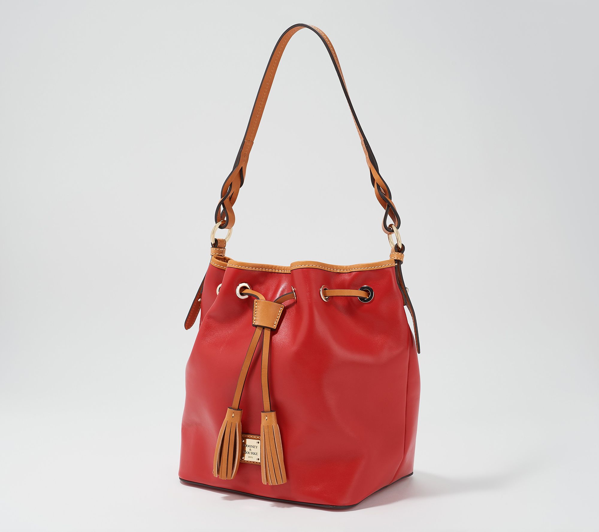 dooney and bourke smooth leather shoulder bag