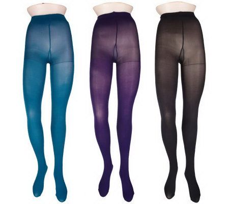 Legacy Control Top Opaque Tights 3 Pairs Tights