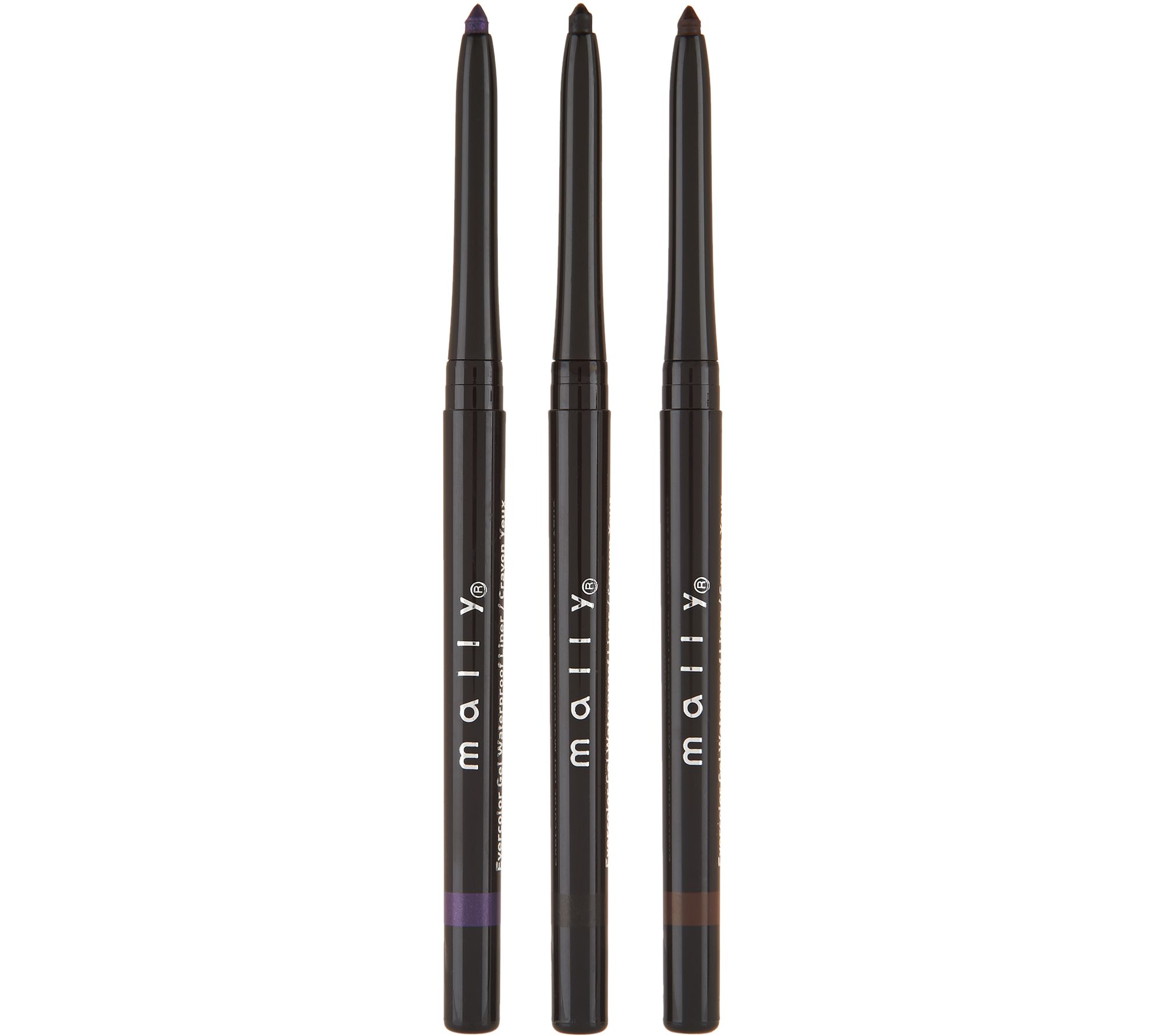 (QVC) Beauty iQ Steal Mally Gel Waterproof Eyeliner Trio
