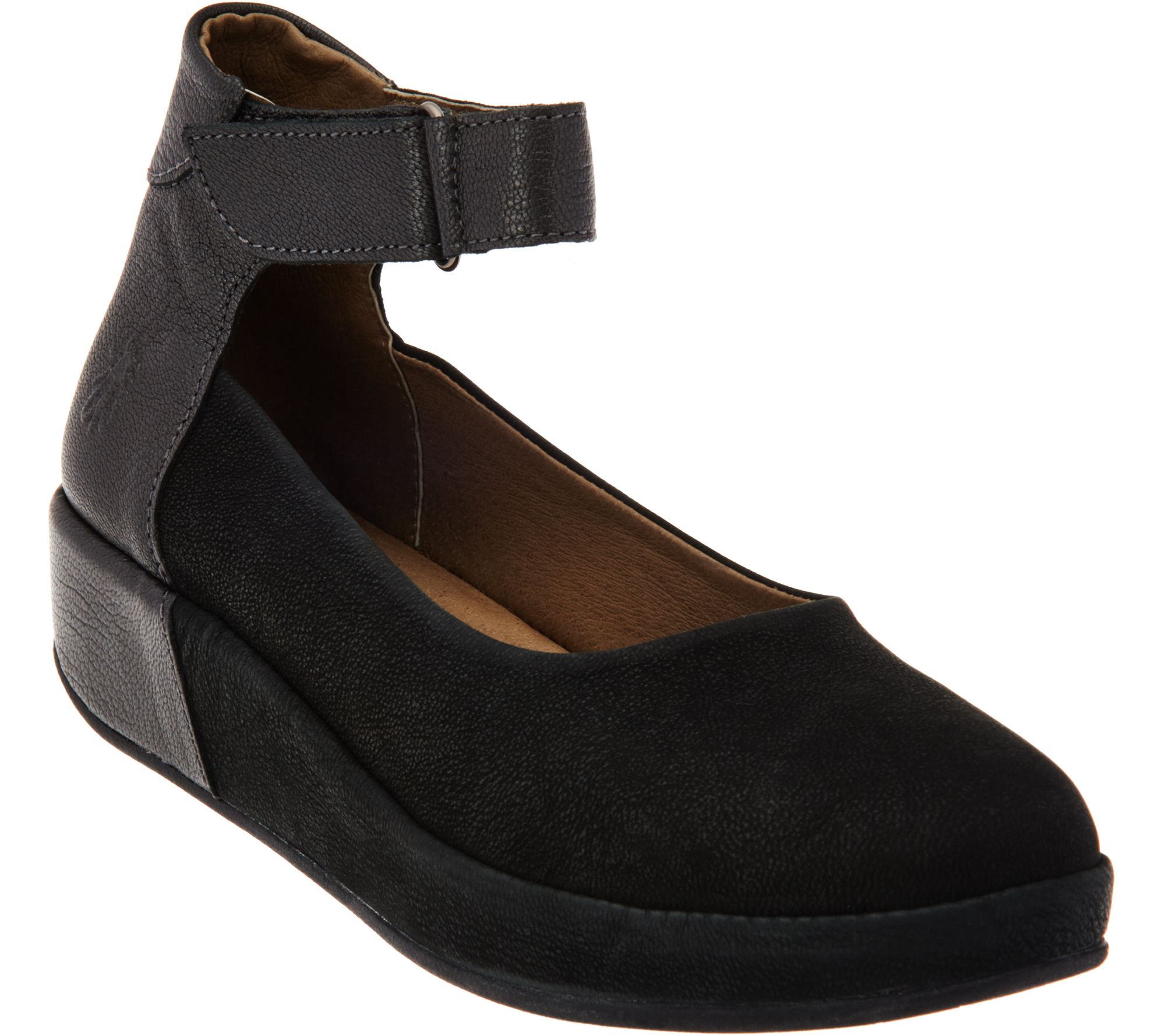 FLY London Slip-on Shoes with Adj. Strap - Bana - A283460