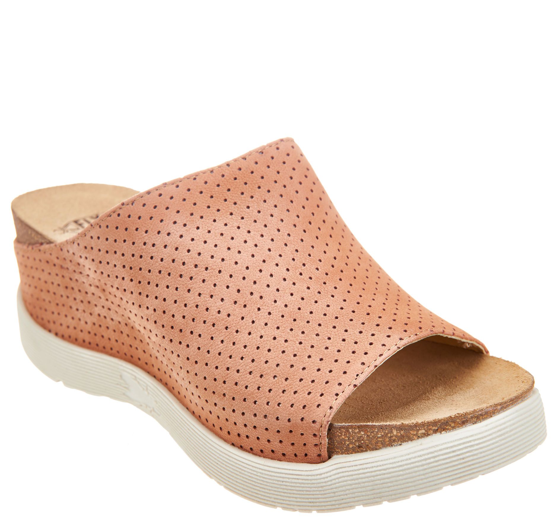 fly london perforated leather wedge sandals
